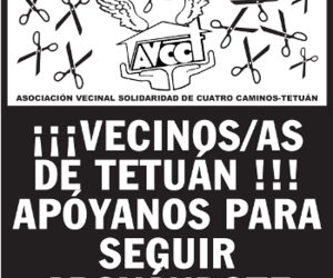 NO al desalojo de la AV Cuatro Caminos-Tetuán No-al-desalojo-de-la-Asociacion-Vecinal-Cuatro-Caminos-Tetuan_large