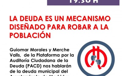 La deuda es un mecanismo diseñado para robar a toda la población piludebate_deudamunicipal_29may14